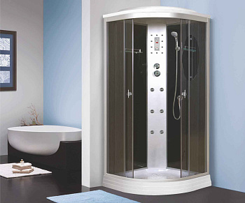 Душевая кабина Niagara Ultra 50120134 120х120 четверть круга с крышей ориентация универсальная